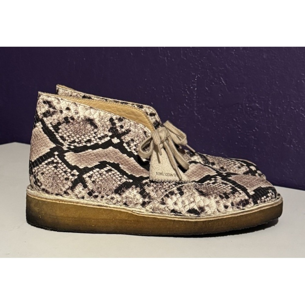 Aime Leon Dore Snake Skin Boots x Clarks Desert Boot ALD Men's Size 10 Rare